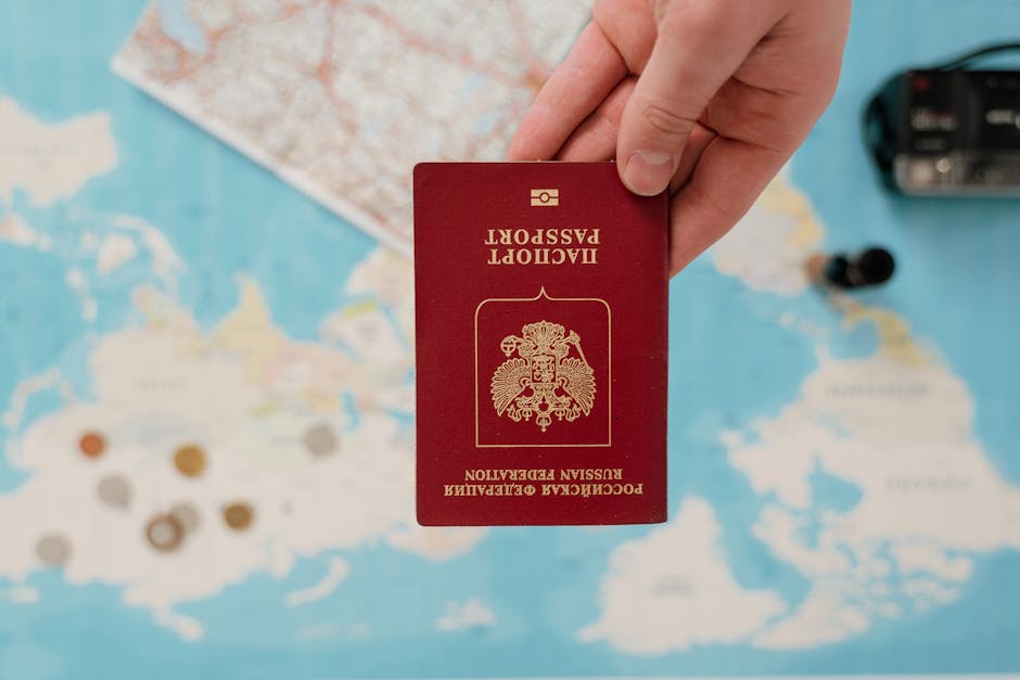 Australian passport and visa concept - international business setup